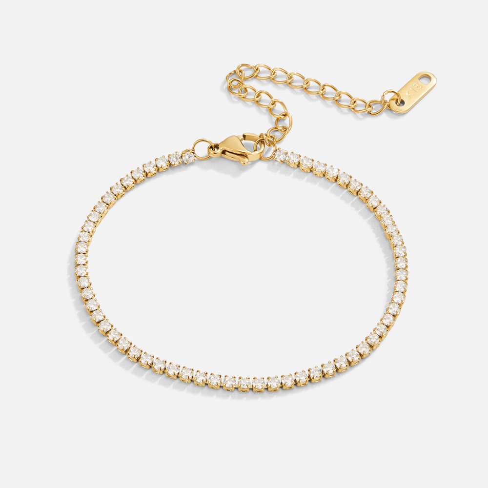 Cordelia Goldene Tennisarmband