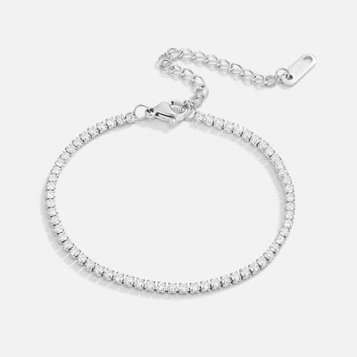 Cordelia silberne Tennisarmband