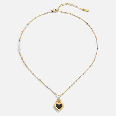 'Falling For You' Doppelseitige Herz-Halskette