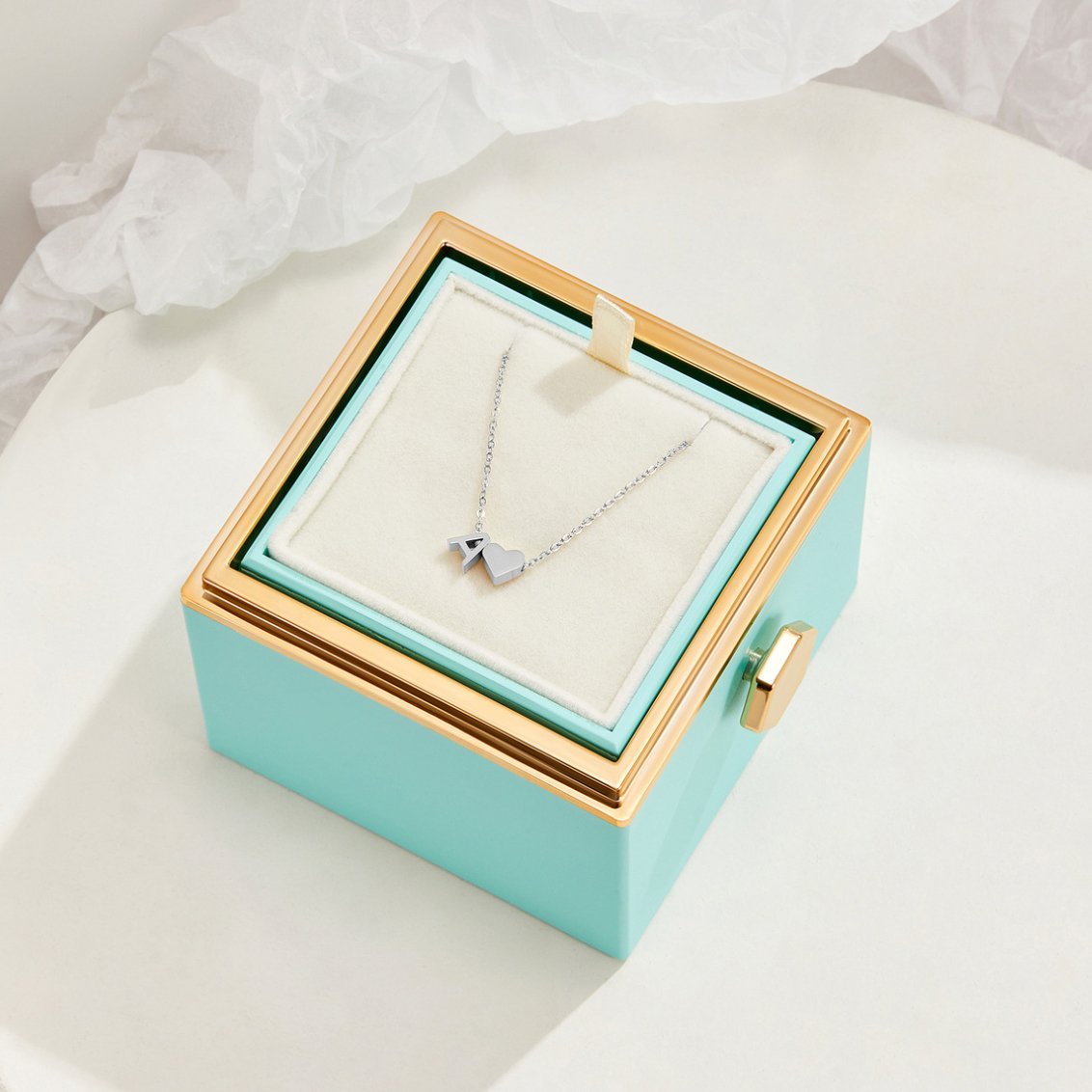 Ewige Liebe & Brief Silberne Kette