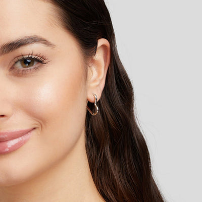 Hart Zilver Ohrringe